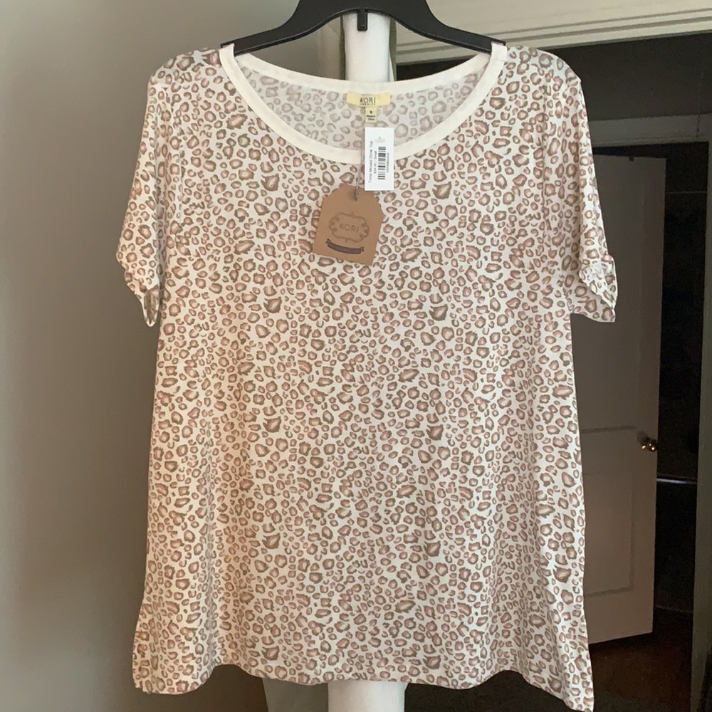 Kori brand cheetah top brand new with tags